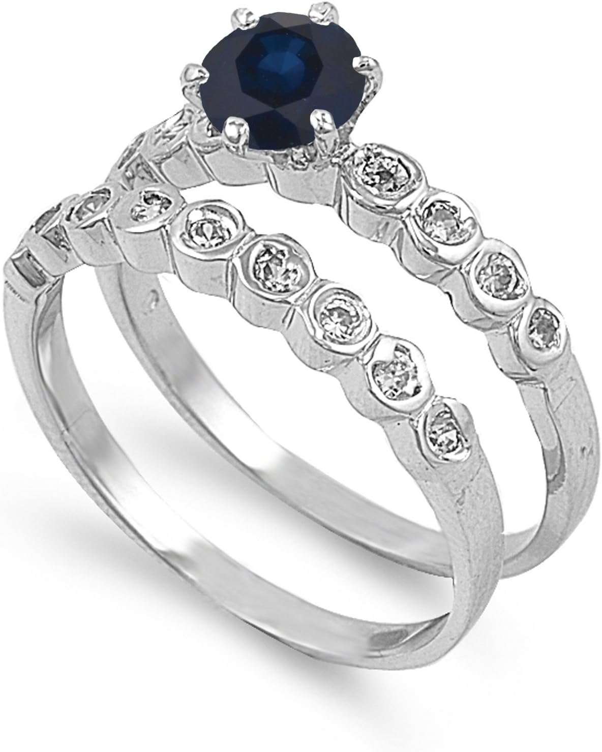 CHOOSE YOUR COLOR Sterling Silver Round Ring