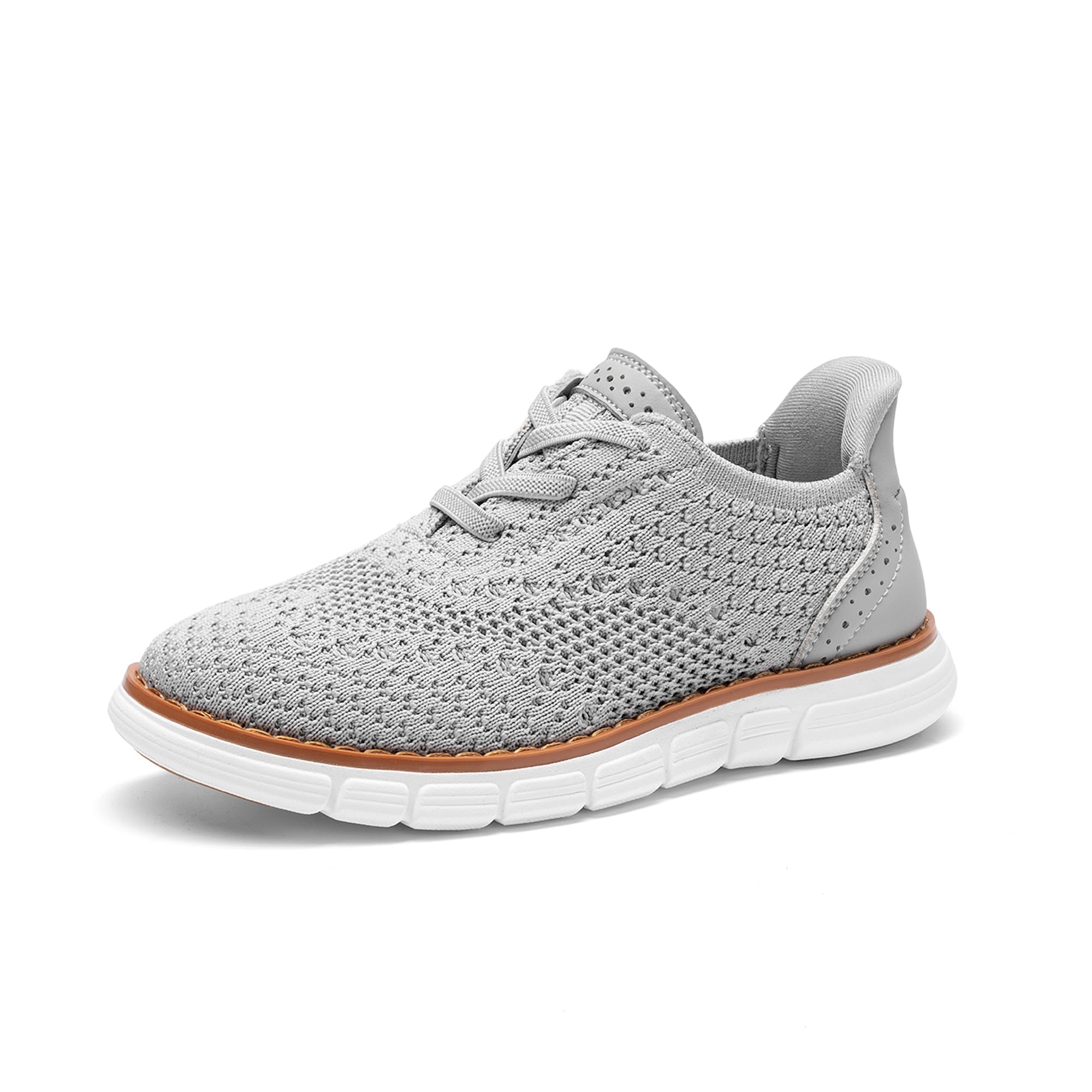 Bruno Marc Scarpe da ginnastica da ragazzo in rete Oxfords casual stringate scarpe leggere