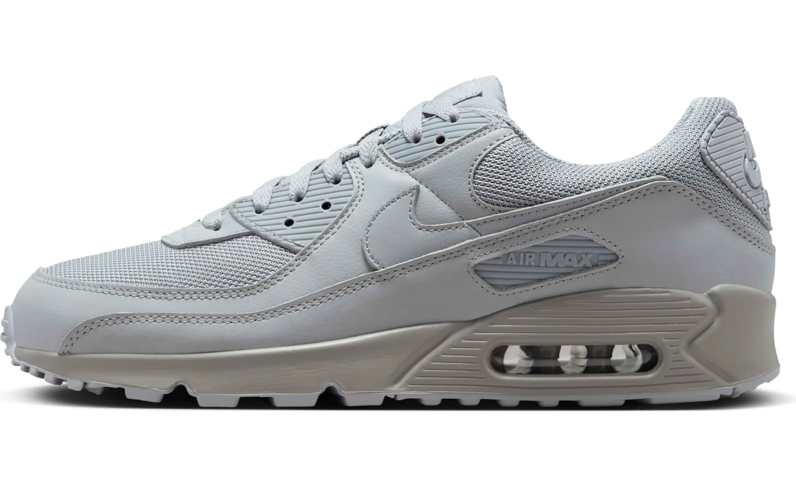 Nike Men's Air Max 90 Leather Low-Top Sneakers