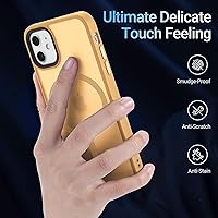 Vista 302 de Yriklso Strong Magnetic Case for iPhone 11 [Compatibilty with MagSafe] Protective Shockproof Cover Phone Case for iPhone 11 6.1" Frosted Purple