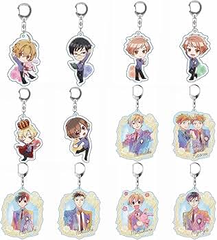 Amazon.co.jp: キーホルダー 桜蘭高校ホスト部 藤岡 ハルヒ 須王 環 鳳