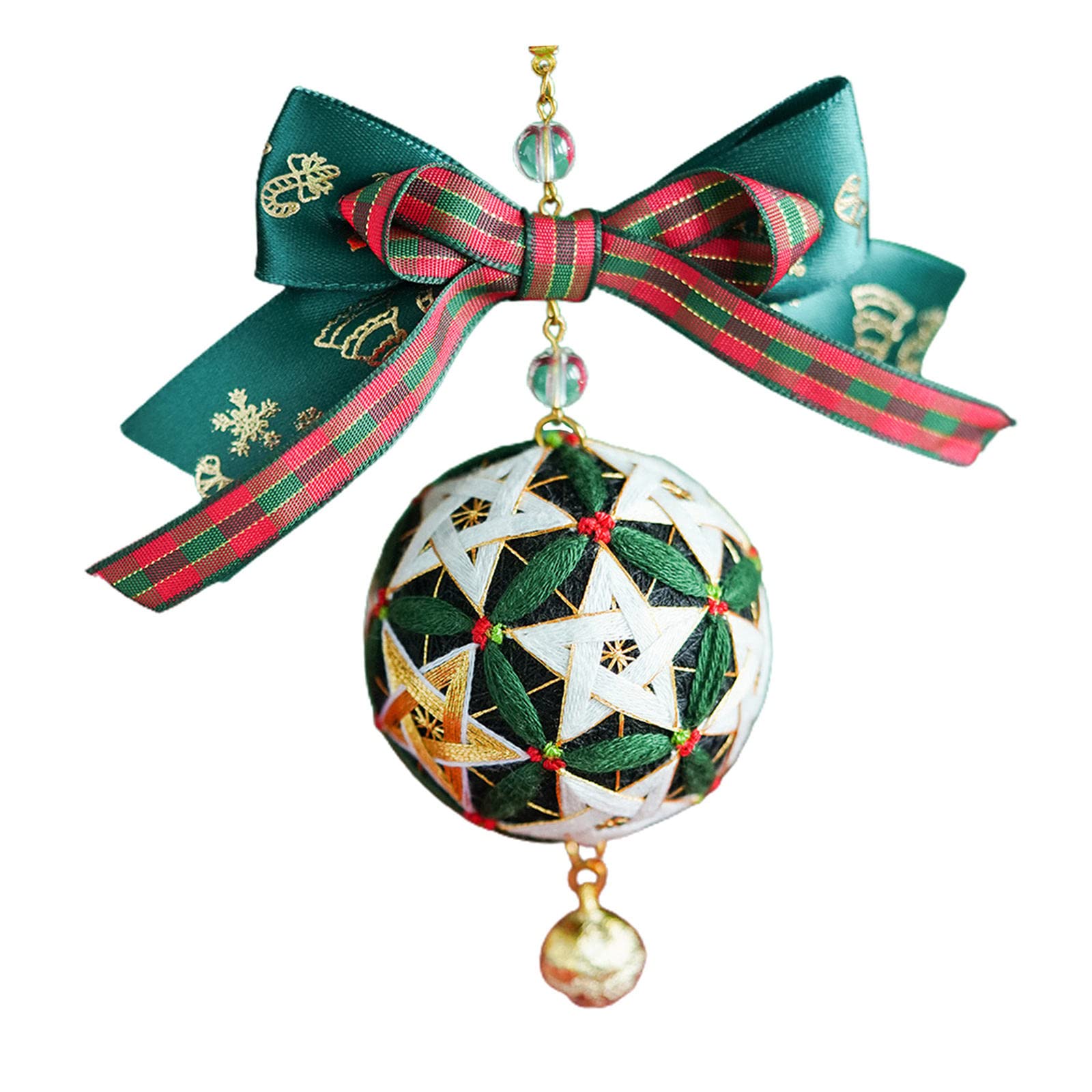 手毬 手鞠 てまり クリスマス刺繍㉕ ハンドメイド