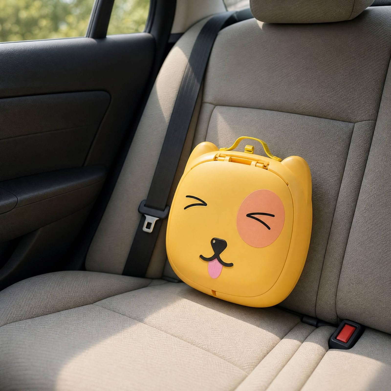 Milageto Vasino Portatile da Stabile Vasino Portatile Pieghevole Non Tossico per Auto,