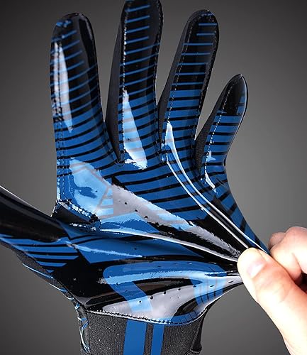 Miniatura 2 de ACESHIP Guantes de fútbol para adultos, guantes de fútbol de rendimiento mejorado y guantes de fútbol de alto agarre para adultos y niños