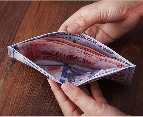 Miniatura 4 de Billetera de dólar estadounidense para hombre, diseño de billeteras de lona con diseño de billeteras de billeteras para tarjetas de crédito con