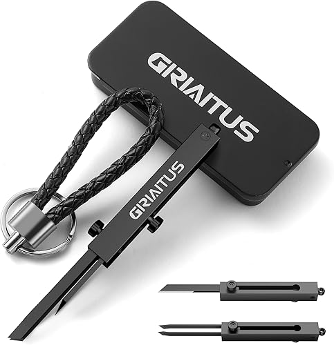 EDC - Cuchillo de bolsillo de precisión 2 en 1, multiherramienta antiestática de alta calidad para manualidades, joyas, sodlering, deportes al aire