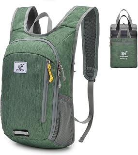 Mochila pequeña de 10L/15L/20L para senderismo, mochila ligera y plegable para viajes, para mujeres y hombres