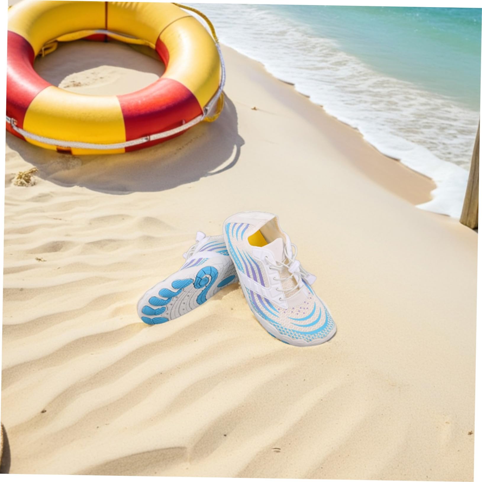 Beaupretty Zapatos de Agua Unisex Antideslizantes para Mujer y Hombre Secado Rápido Transpirables Cómodos y Flexibles para Playa Piscina Surf y Trekking Talla