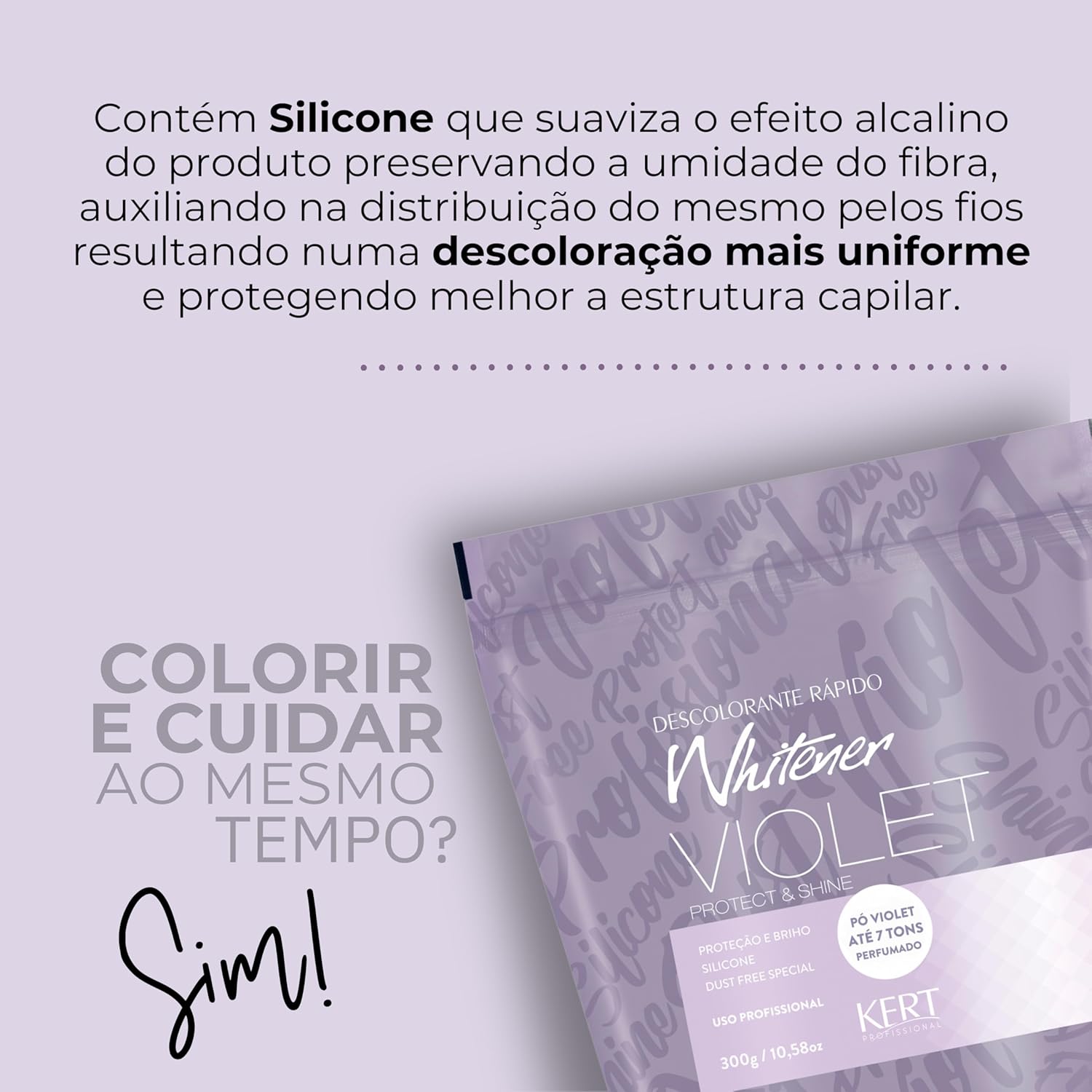 Whitener Descolorante Violet & Shine Dust Free (Pó Violeta) 300G em promoção! Veja a oferta e mais achadinhos de Descolorantes e Matizadores 6 Hoje é o melhor dia para comprar Whitener Descolorante Violet & Shine Dust Free (Pó Violeta) 300G com aquele preço maroto! Promoção! Aproveite a oferta! 6