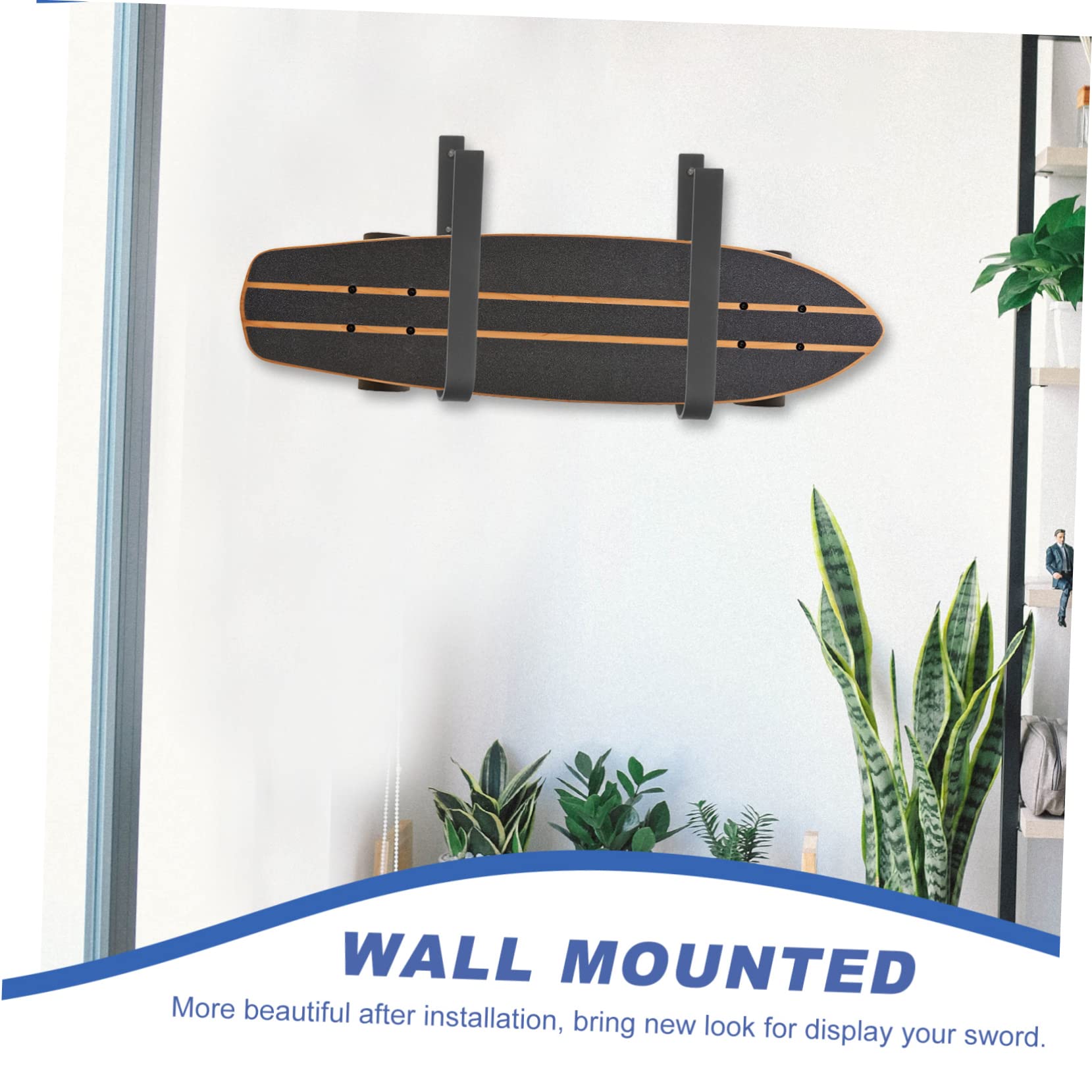 IMIKEYA Supports à Skis Muraux Support pour Snowboard Rangement pour Snowboards Intérieur