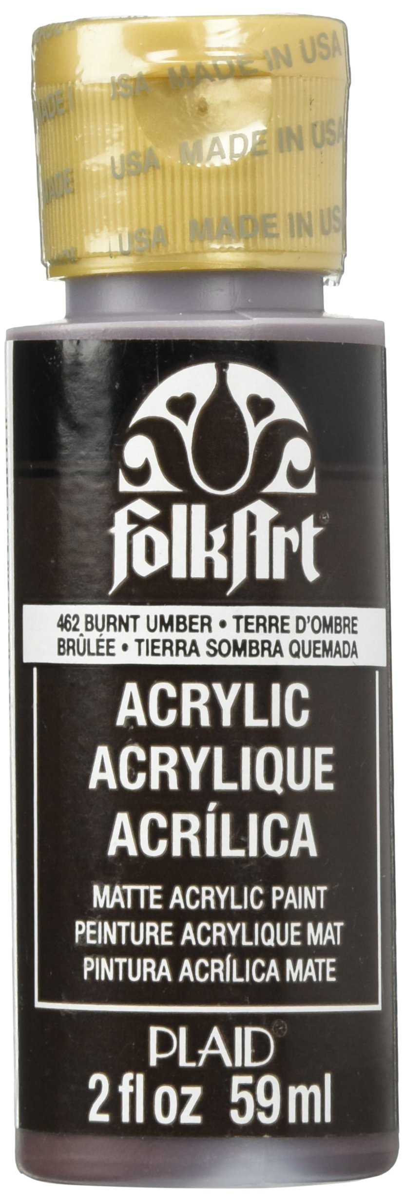 Folk Art Acrylic Paint, Burnt Umber, 2 oz