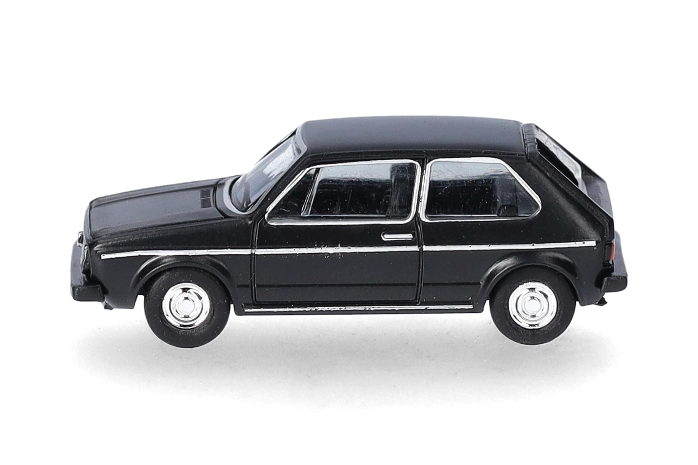 Herpa Model Car VW Golf I, black (TT scale), miniature scale 1:120, collectible, Made in Germany, plastic model - Image 4
