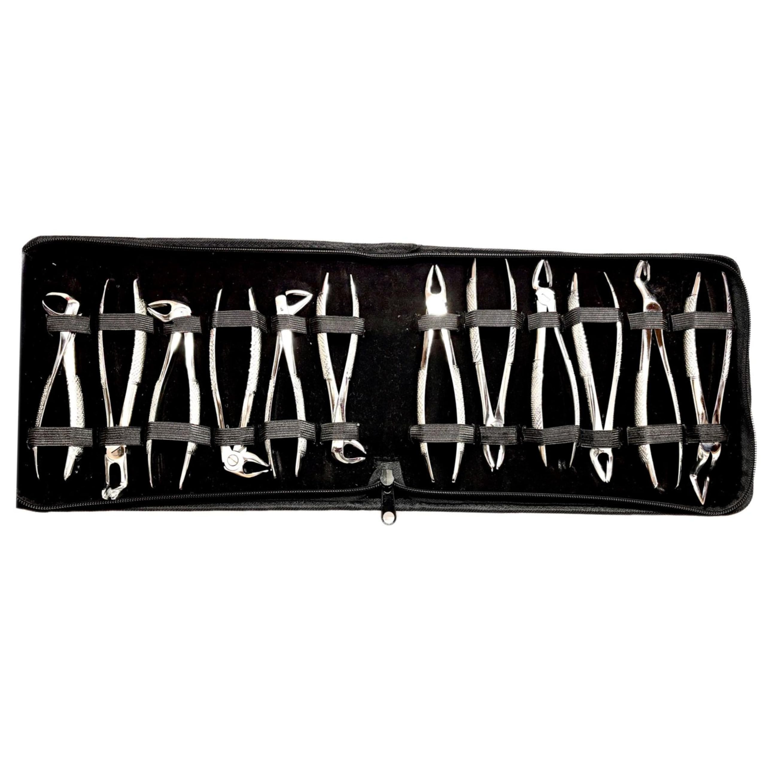 ADDLER Dental Extraction Forceps Set of 12 - Surgical Stainless Steel Tooth Removal Instruments - Professional Dental Tools Kit for Dentists, Oral Surgeons, and Students-picture-29