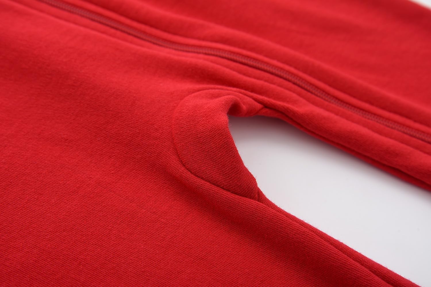 KISBINI Baby Kids Sleep and Play, Baby Cotton Pajamas with Mitten Cuffs, 2 Way Zipper Footed Sleeper Newborn-12 Months - Image 8