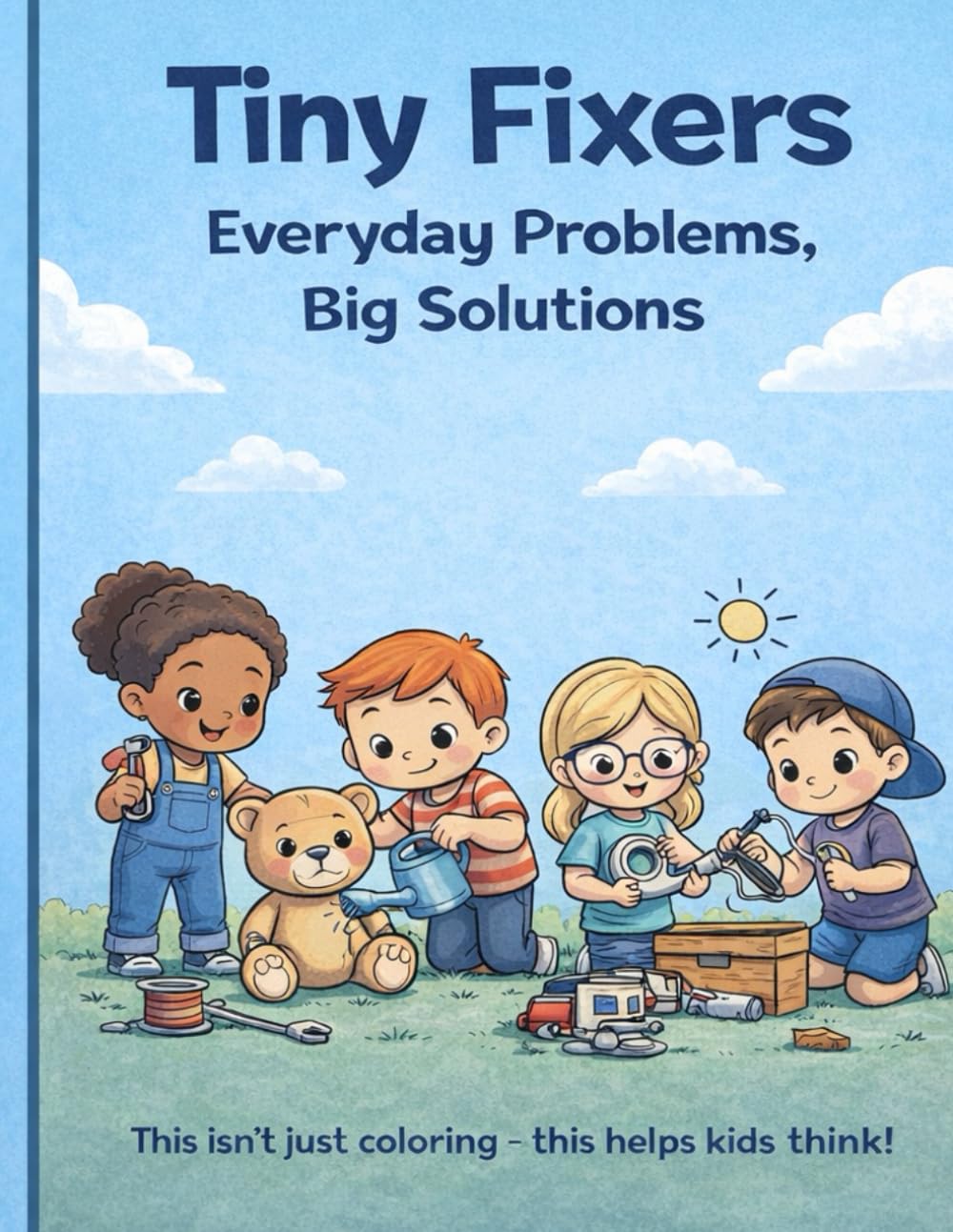 Tiny Fixers Everyday Problems Big solutions: A Problem-Solving Colouring Adventure for Curious Kids