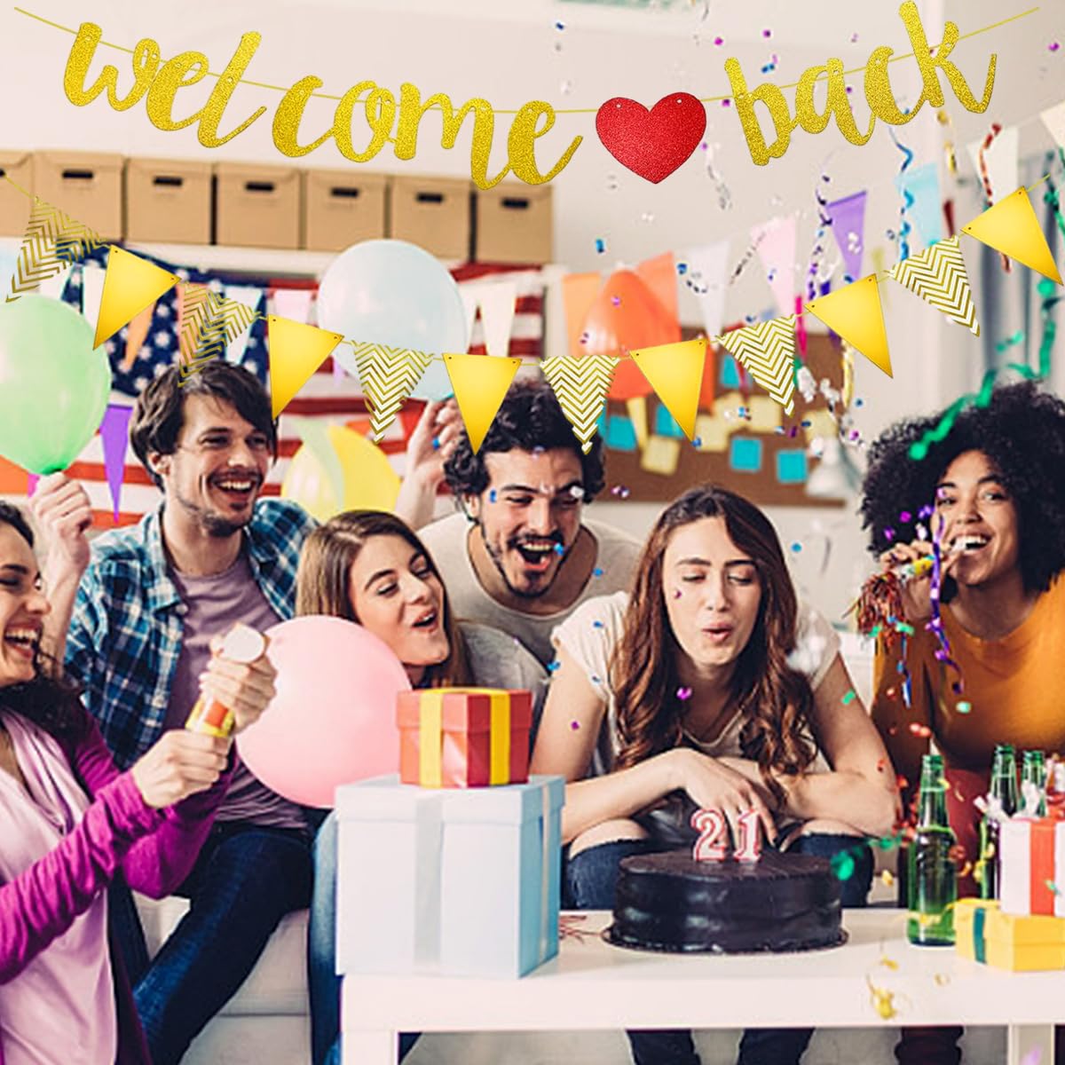 Guirlande Welcome Home,Welcome Back,Banderole Bienvenue,Linge De Maison Bienvenue Accueil Bannière Bannière