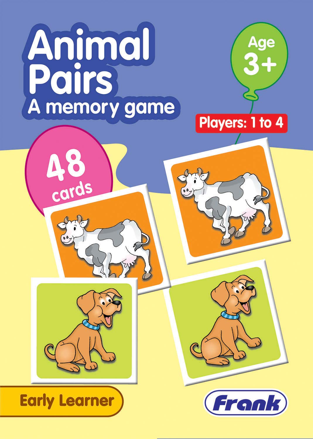 Buy Frank Animal Pairs A Memory Game 48 Cards, Early Learner