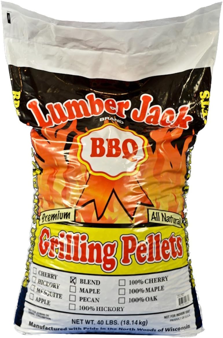 Amazon.com : Lumber Jack 20-pounds BBQ Grilling Wood pellets (Oak ...