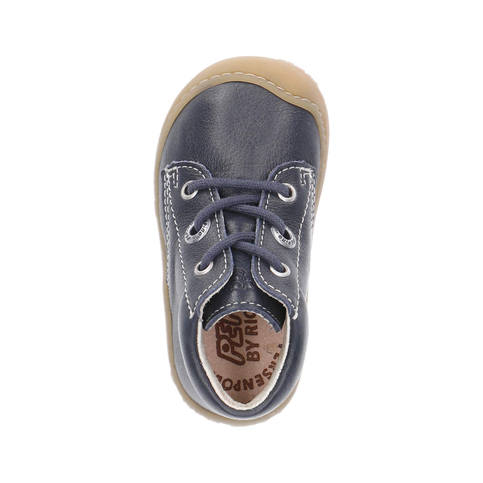 RICOSTA Jungen und Mädchen Lauflernschuhe Cory von Pepino, Mittel - für mittelkräftige Füße geeignet (WMS),Blau (Nautic) (171), 21 EU