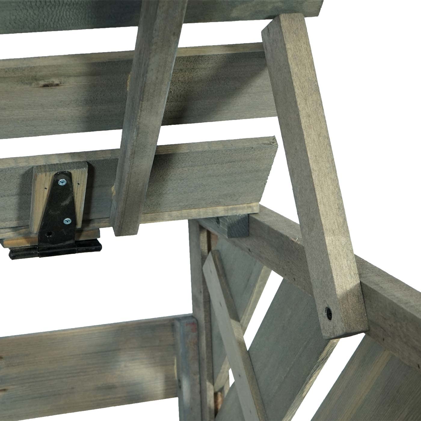 Mendler XL 2er-/4er-Mülltonnenverkleidung HWC-J44 121x133x98cm Holz - grau | Mülltonnenbox, erweiterbar MVG-zertifziert