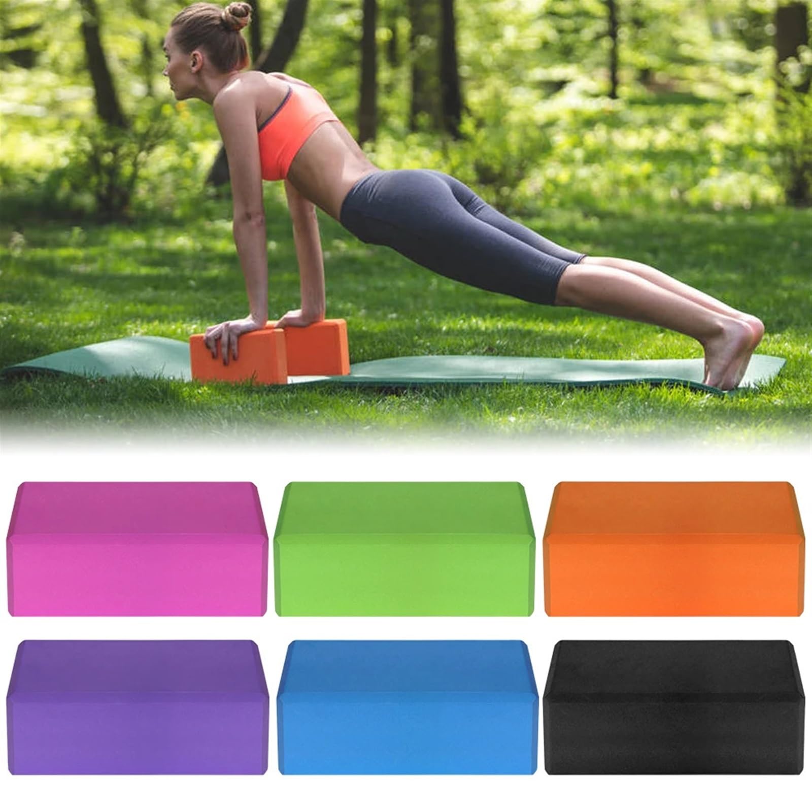 Bloque Yoga Yoga Blocks Cotton Strap Stability Set for Meditation