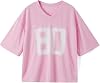 womens y2k basketball t-shirt short sleeve v-neck number print oversized t-shirt loose blokecore jersey shirt aesthetic streetwear