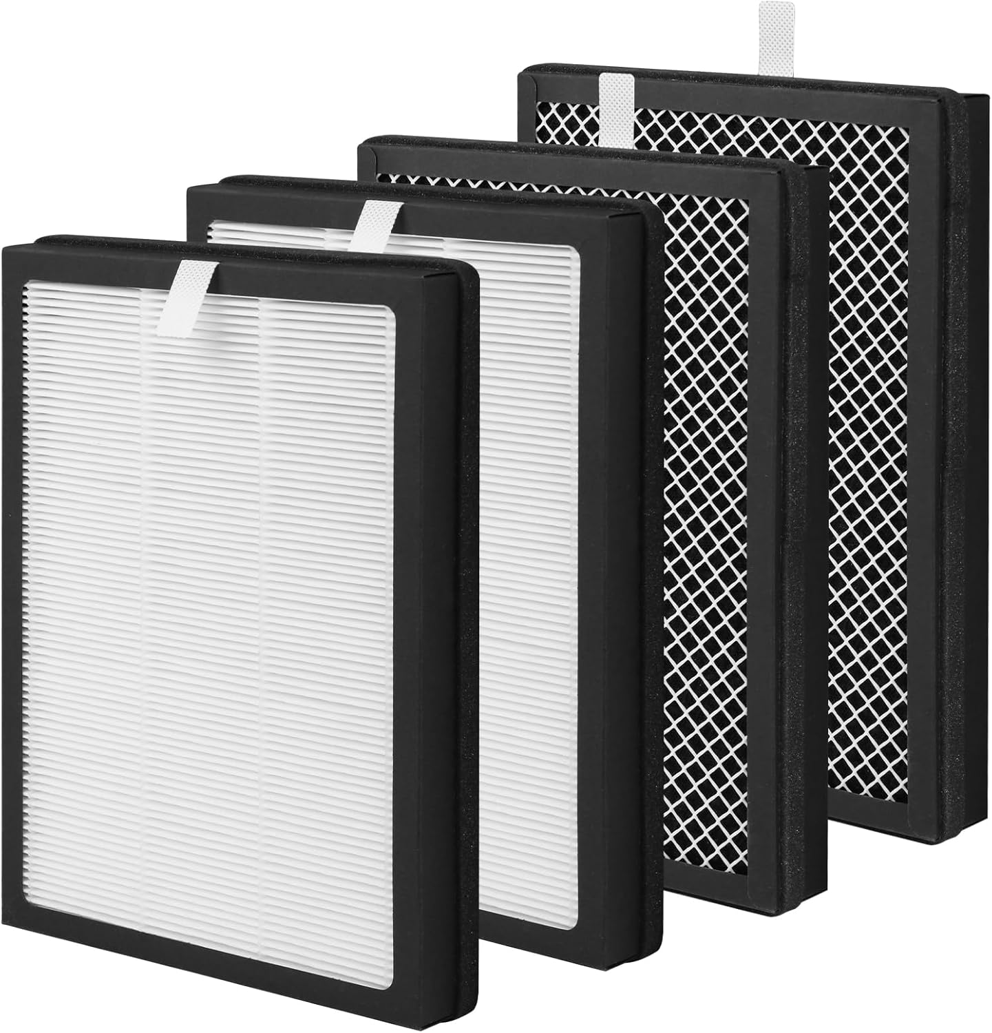 4-Pack CAP-500 Replacement Filter Compatible with Cuisinart CAP-500FPK Purifier, 3-in-1 Filtration
