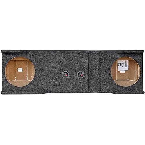 Rockville REC26 Dual 10" Sealed Subwoofer Box, Custom Fit for 2001-2006 Chevy/GMC Heavy Duty 1500/2500/3500HD, Underseat Downfire, 5/8" MDF, Premium Truck Audio Enclosure