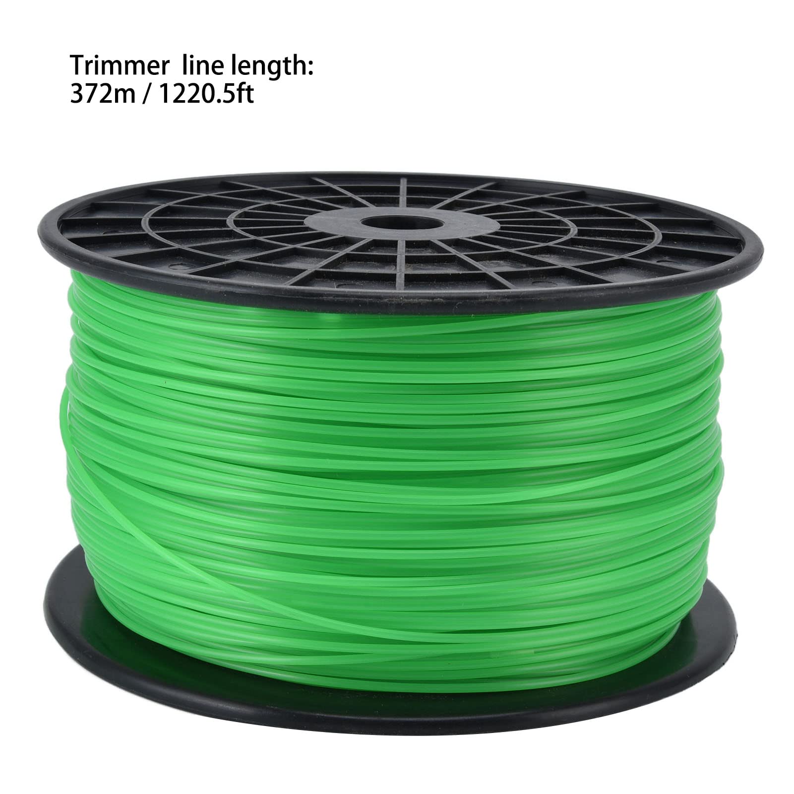 Filo per Decespugliatore a Fili da 2 Mm Filo per Decespugliatore a Filo Quadrato in Bobina Accessori per Tosaerba per Tosaerba (Verde)(372 Meters)