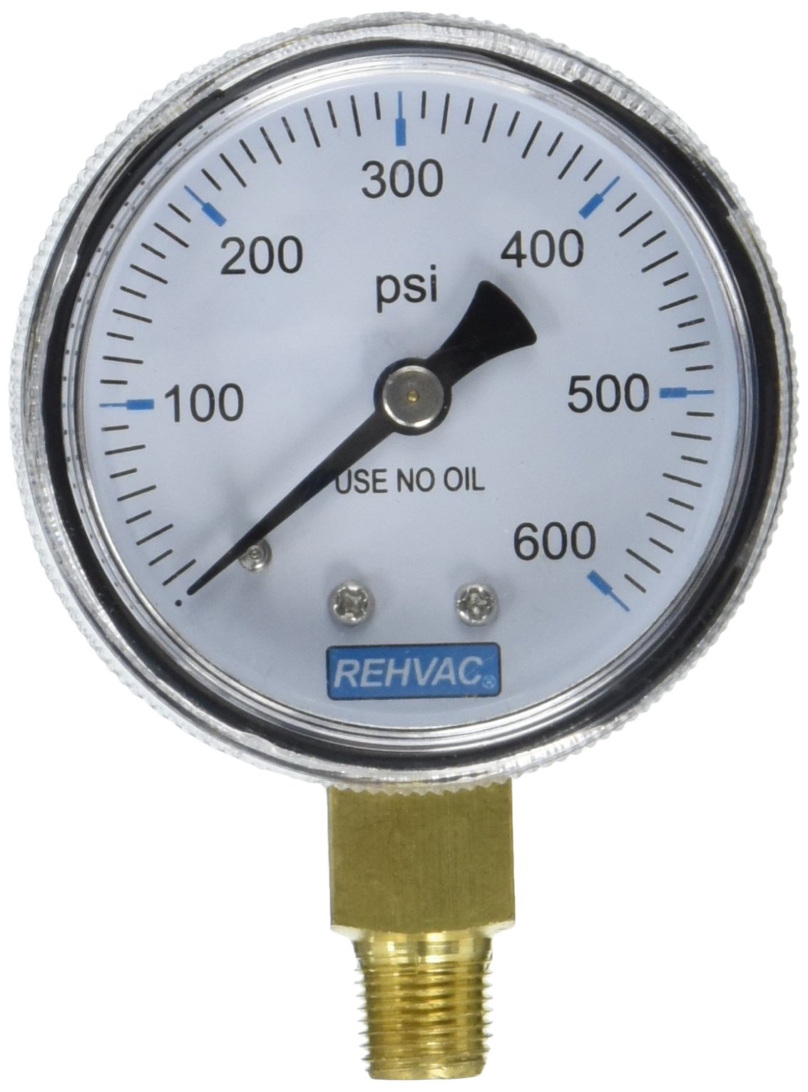 Diversitech GA-06 Rehvac 600psi Low Pressure Replacement Gauge