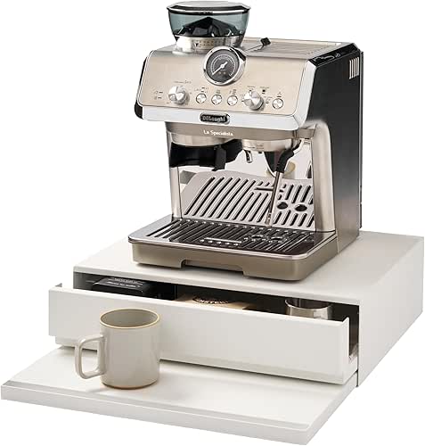 YAMAZAKI Home Tower Kitchen Countertop Organizer Appliance Stand with Drawer