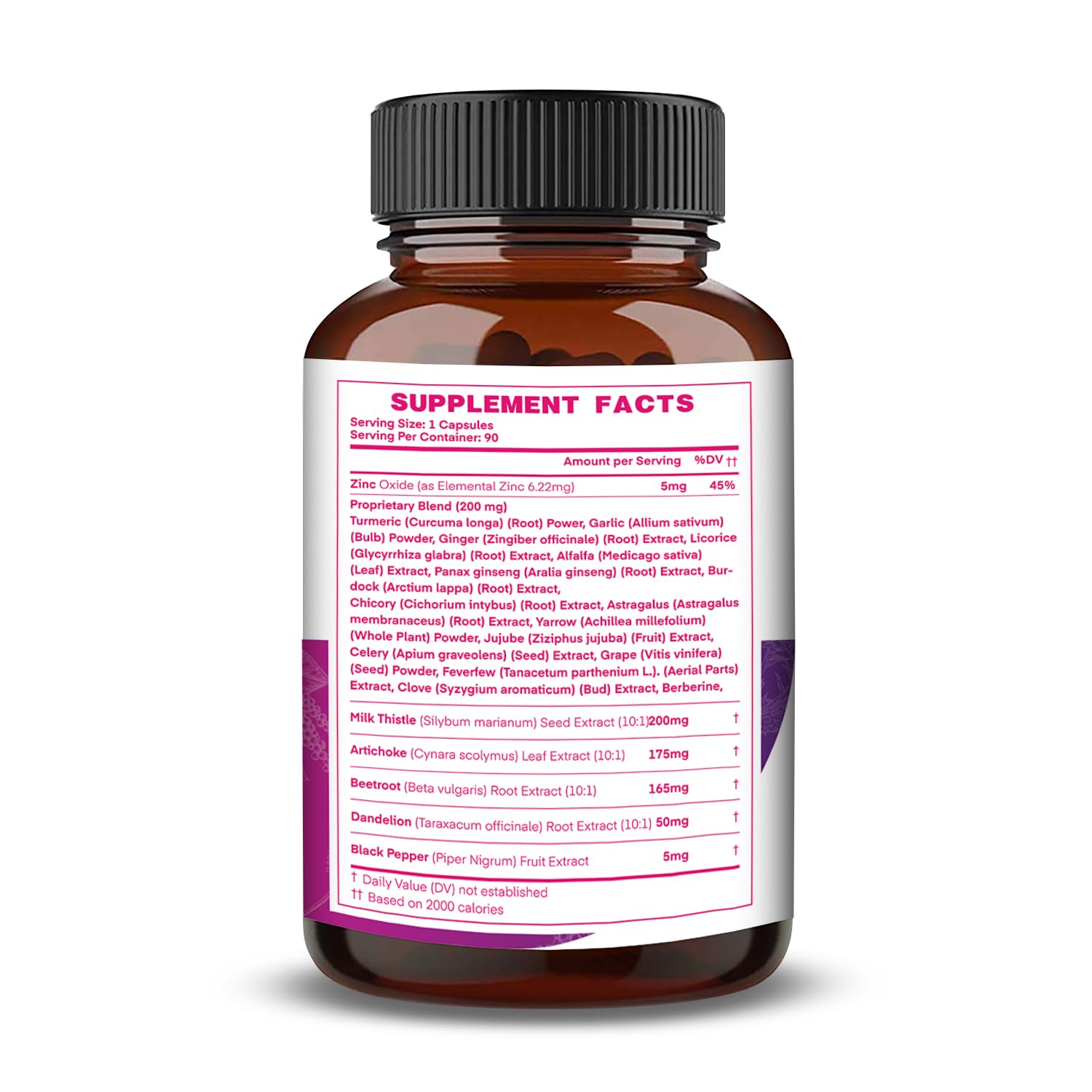 Nootri All-in-1 Highest Potency Milk Thistle NAC BeetRoot Artichoke Dandelion Root - Liver Health Support, Cleanse Detox & Repair, Antioxidant, Plus TUDCA Choline and Ginger - 90 Vegan Capsules — Amazon image 2
