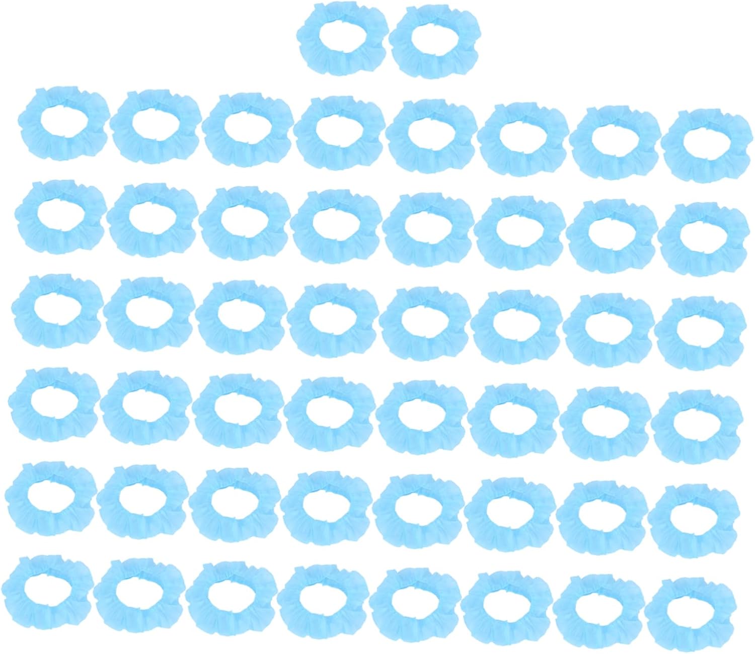 Outdoor Disposable Toilet Seat Covers 50pcs Non-Woven Thickened Mat Soft Round for Adults Boys and Girls Travel Home Use Blue