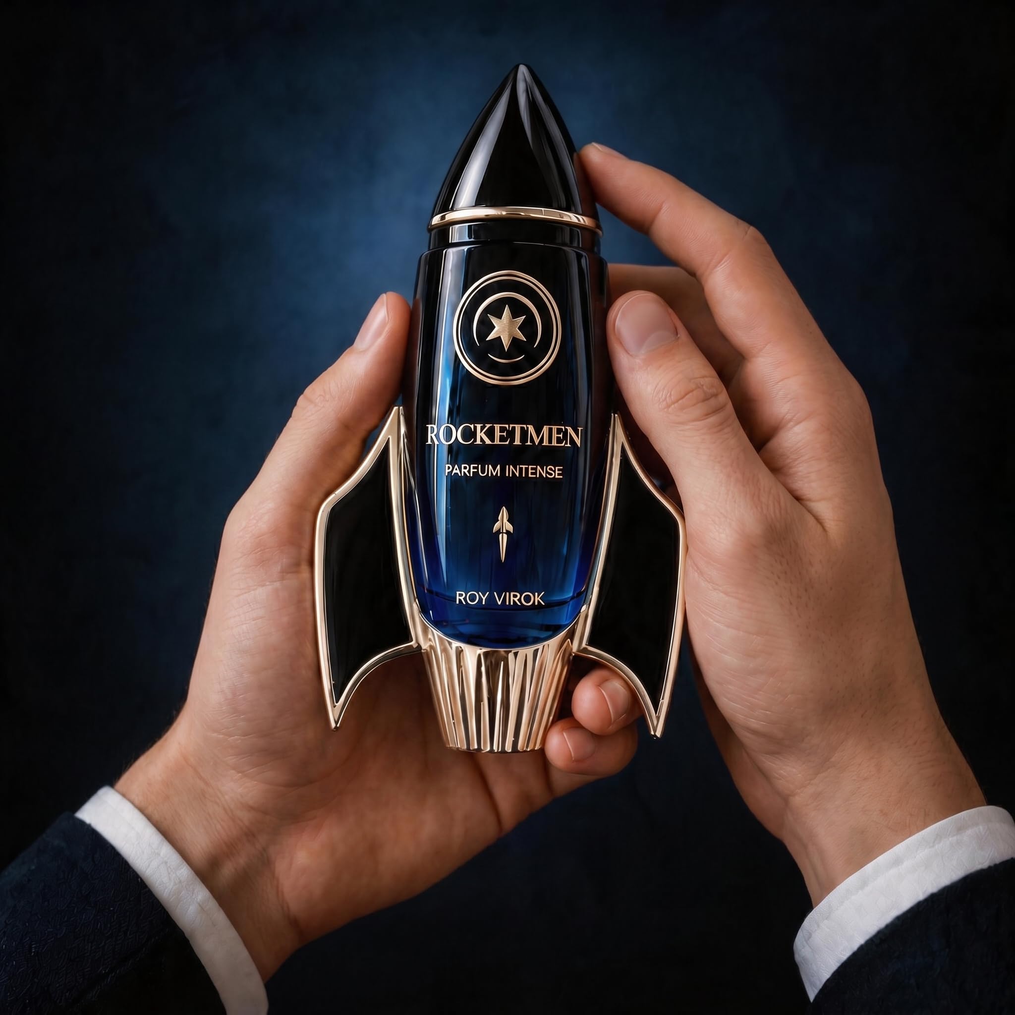 ROCKETMEN Parfum Intense 30% - Perfumes Hombre 100 ml, Larga Duración | Perfume para hombre de gran proyección y larga duración para dejar huella. Estela elegante y aroma especiado y amaderado.