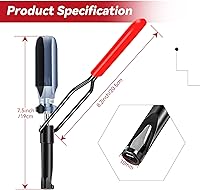 Vista 2 de Dreyoo herramienta de ajuste de válvula de tuerca de 10 mm, perno de ajuste de válvula ranurada, herramienta de rectificado de válvulas compatible