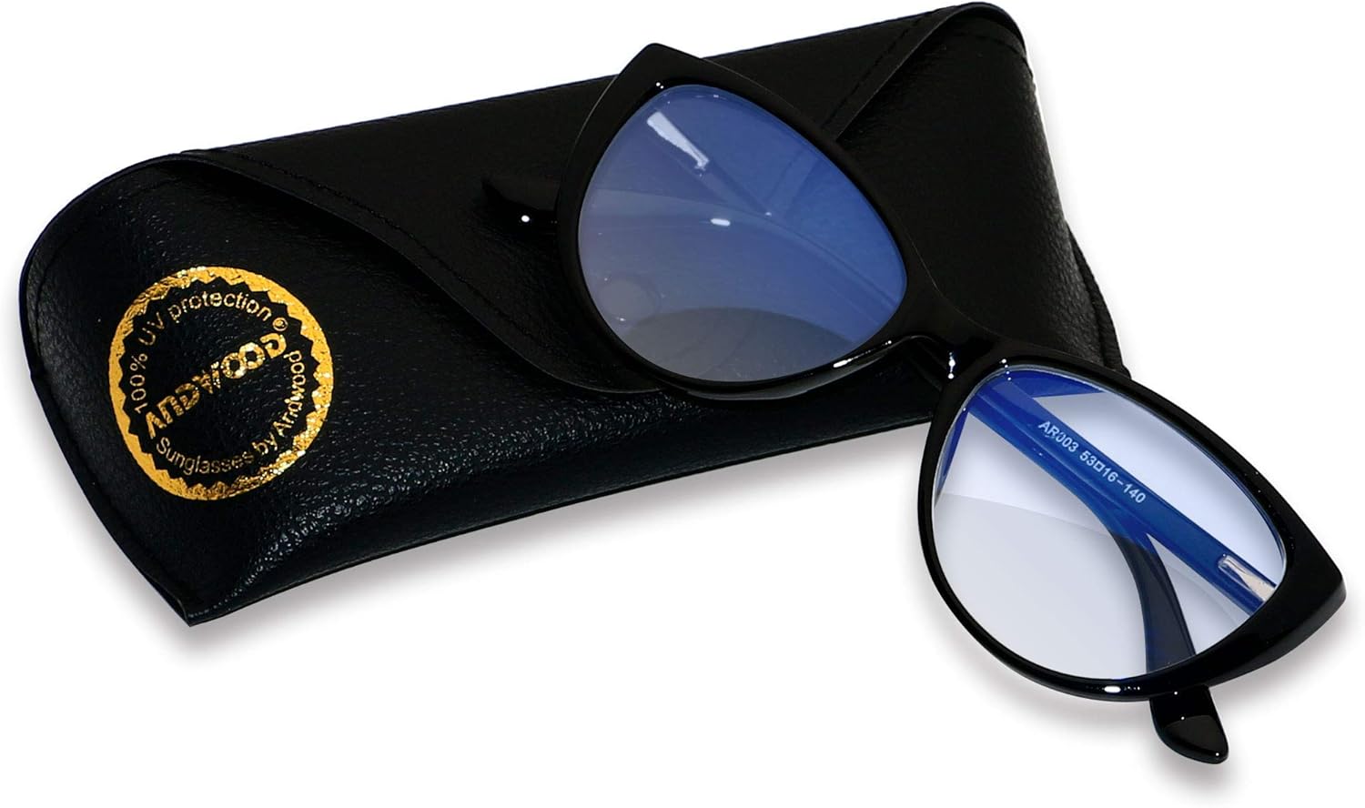 ANDWOOD Blue Light Blocking Glasses Women Bluelight Blocker Computer Cateye Clear Cat Eye Eyeglasses Frame AR003 - Image 2