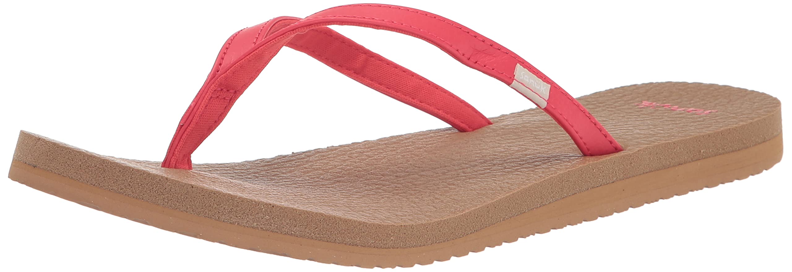 Sanuk Yoga Spree 4 | Yoga Mat Footbed | Flip Flops for Women | Yoga Sandals For Women | Women's Beach Sandals