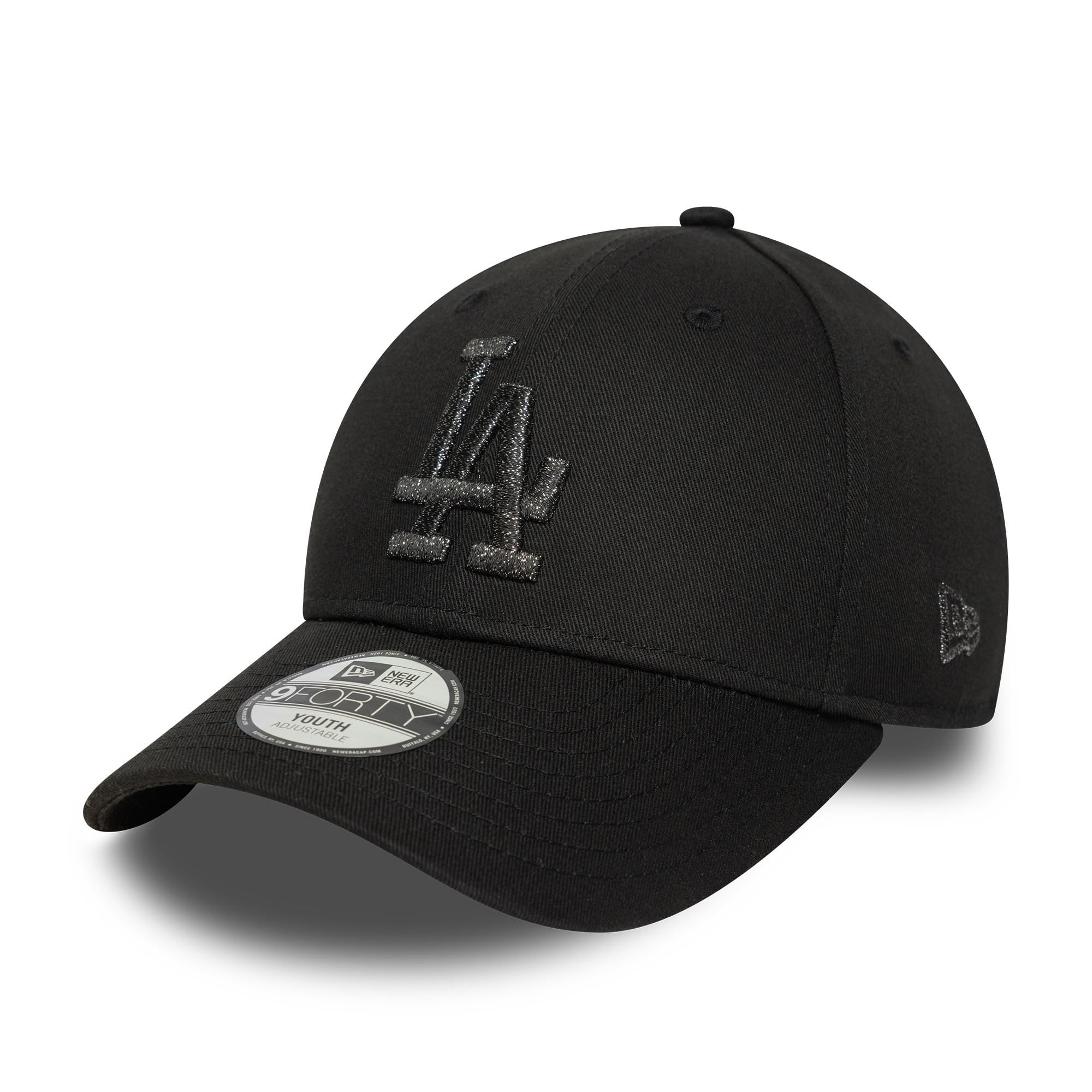 New Era Los Angeles Dodgers 9Forty Kids Cap Black Metallic Logo