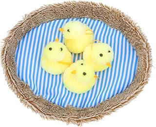 SEWACC Conjunto 1 Brinquedo De Pelúcia De Pintinhos De Pelúcia Pintinhos De Pelúcia Modelo De Pintinho De Páscoa Decoração De Pelúcia Enfeites De Pelúcia Pequeno Pintinho De Pelúcia