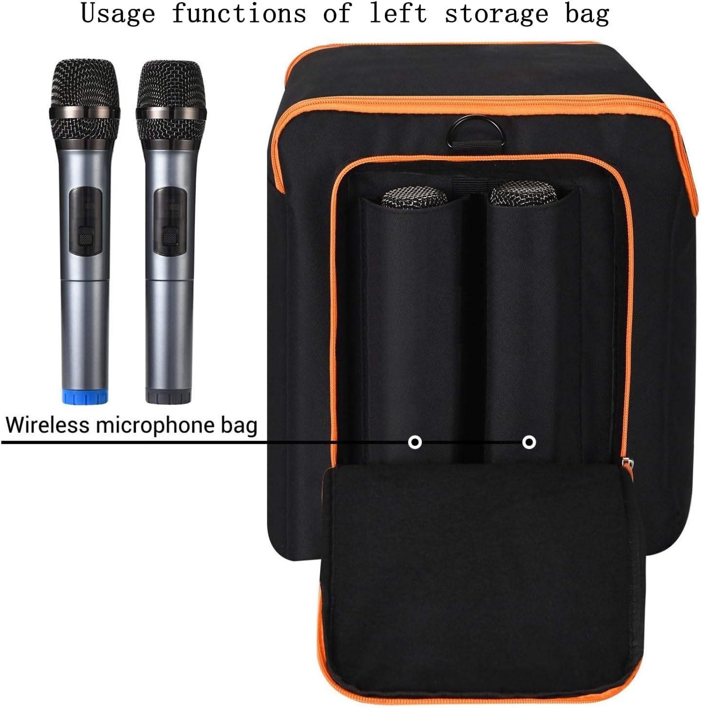 Portable Carrying Case Compatible with JBL PartyBox Encore Essential Portable Party Speaker, Storage Bag for JBL PartyBox Encore Essential Speaker Waterproof Box Outdoor Travel - Image 4
