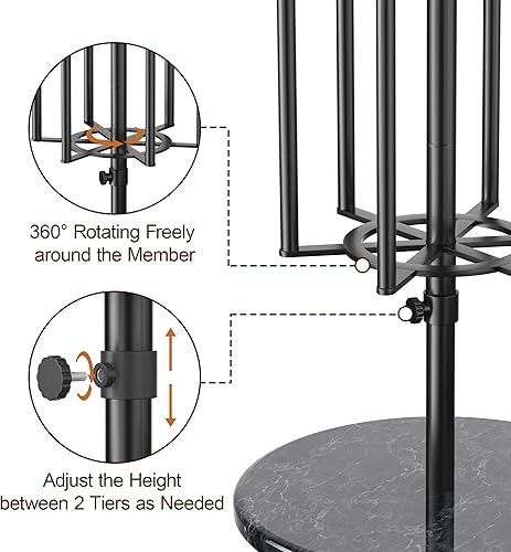 Miniatura 3 de Zapatero giratorio para espacios pequeños, zapatero independiente para botas, organizador de zapatos para dormitorio, entrada, entrada de puerta,