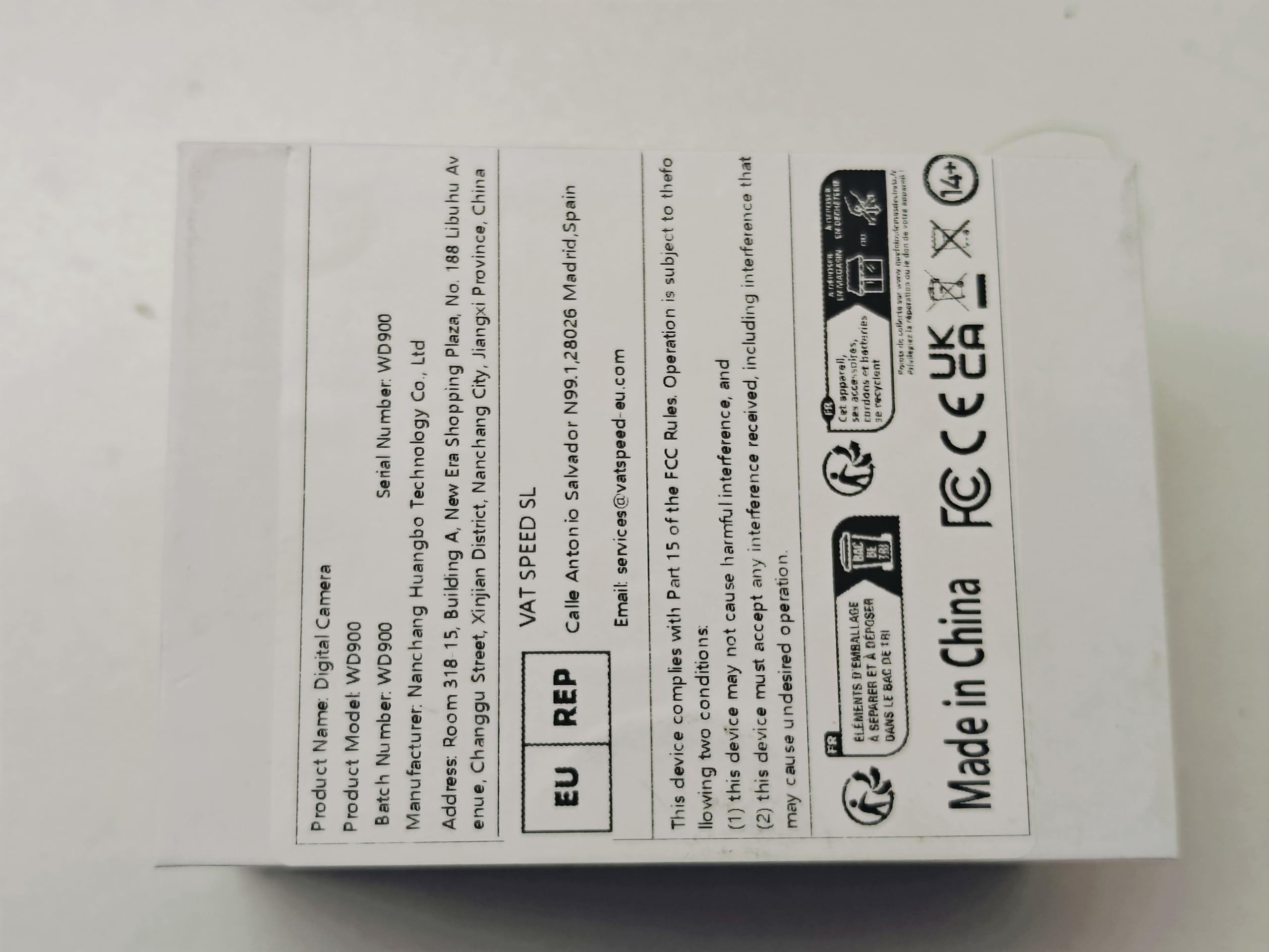 Cámara digital 5K 80MP WiFi Cámara fotográfica con pantalla de 3" 180° Cámara compacta para principiantes, enfoque automático, zoom óptico 12X, 2 baterías, tarjeta de 16 GB
