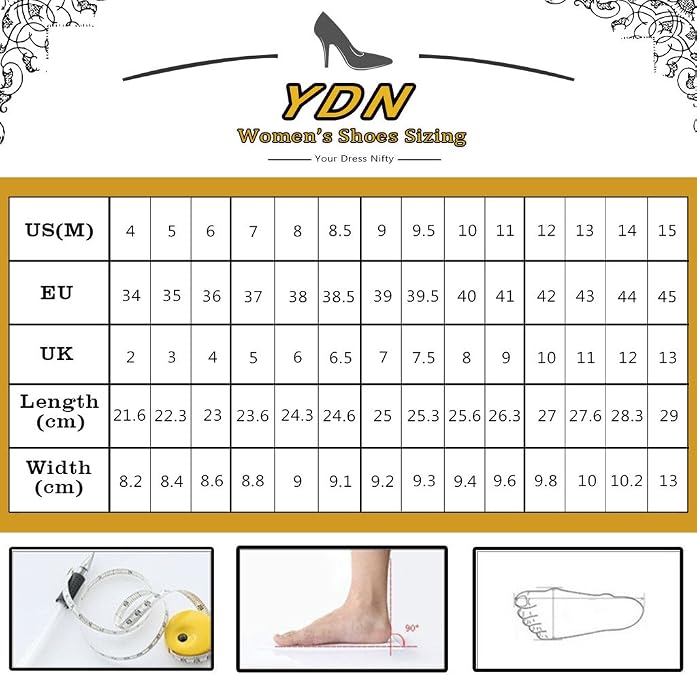 YDN Women Low Heeled Ankle Strap Sandals Open Toe Block Flat Shoe Buckle Size 4-15 US