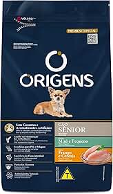 Origens Ração Seca Para Cães Sênior De Pequeno Porte Sabor Frango 1Kg