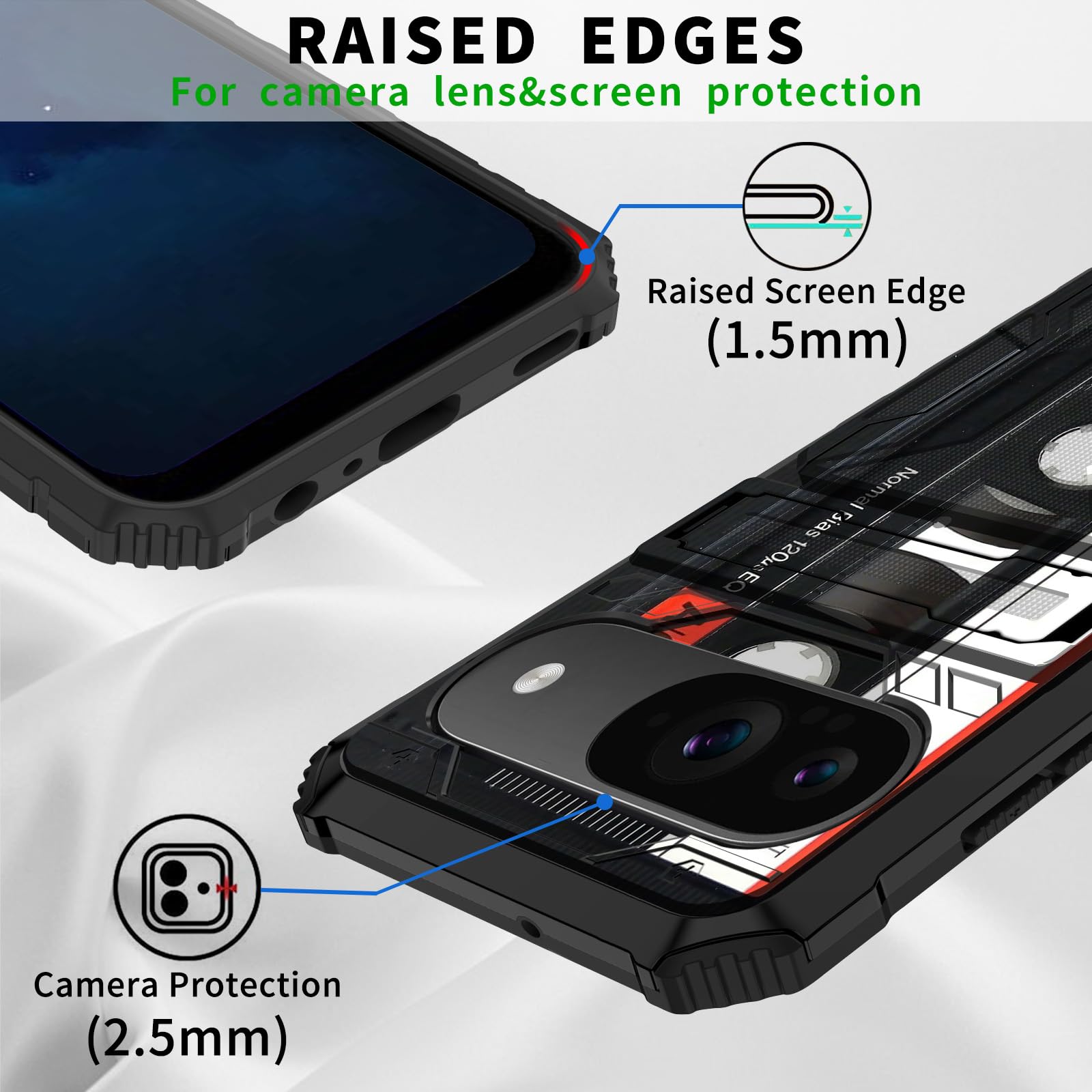 Dikoer For Google Pixel 9 Pro XL 2024 6.8" Kickstand Case, Dual Layer Hard PC Soft TPU Wallet Cover With Card Holder Rugged Shockproof Protection Case