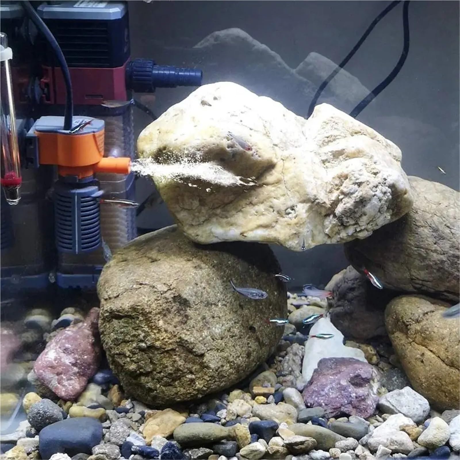 Filtro de acuario 3 en 1, bomba de agua sumergible para acuario
