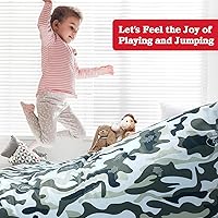 Vista 62 de Jorbest Almacenamiento de puf de animales de peluche, bonita construcción para niños y adultos, fundas de terciopelo de lujo para puf solo sin