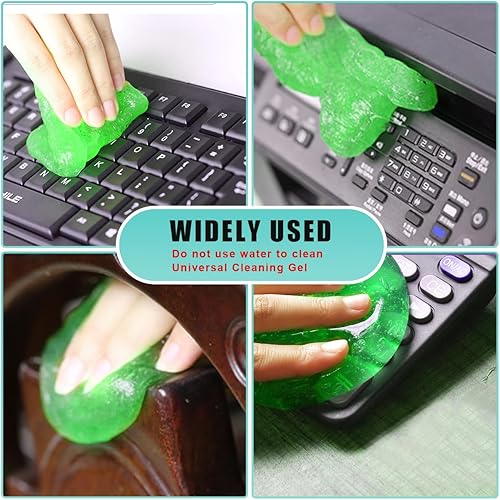 Miniatura 6 de Gel de limpieza de automóvil, kit de herramientas de limpieza de limo para detallado automático, masilla de limpieza para grietas de tablero y polvo