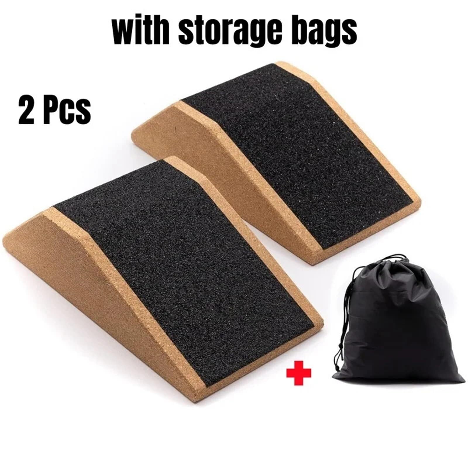 Blocchi Yoga Blocco A Cuneo Tozzo | Tavola Inclinata Antiscivolo for Squat, Zeppe Portatili for Tallone E Accessori for Palestra for Polpacci