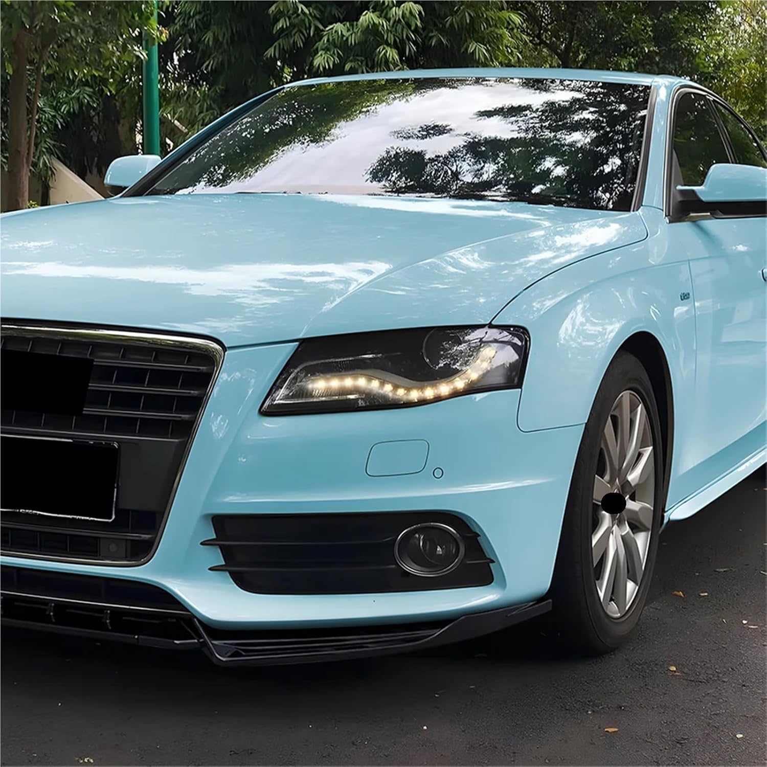 For Audi A4 S4 B8 S-line 2009-2012 Front Lip Spoiler Lower Splitter Modification Car Body Kit